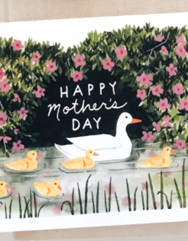 MAY WE FLY MOTHER DUCK CARD