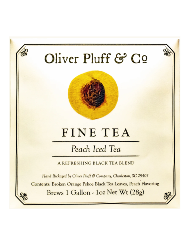 OLIVER PLUFF & CO PEACH ICED TEA