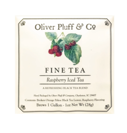 OLIVER PLUFF & CO RASPBERRY ICED TEA