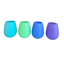 FOUR PACK UNBREAKABLE SILICONE TUMBLERS