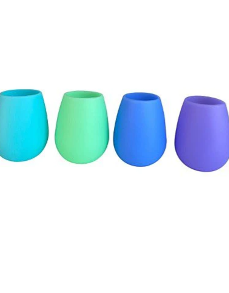 FOUR PACK UNBREAKABLE SILICONE TUMBLERS