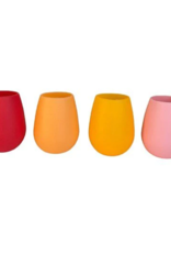 FOUR PACK UNBREAKABLE SILICONE TUMBLERS