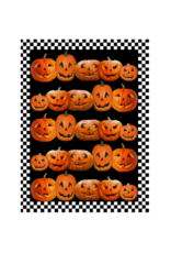 JACK O LANTERN FLOUR SACK TOWEL