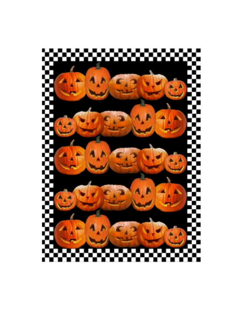 JACK O LANTERN FLOUR SACK TOWEL