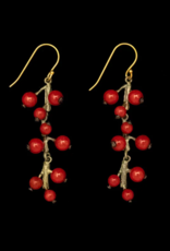 WINTERBERRY LONG WIRE EARRINGS