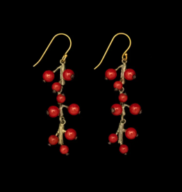 WINTERBERRY LONG WIRE EARRINGS