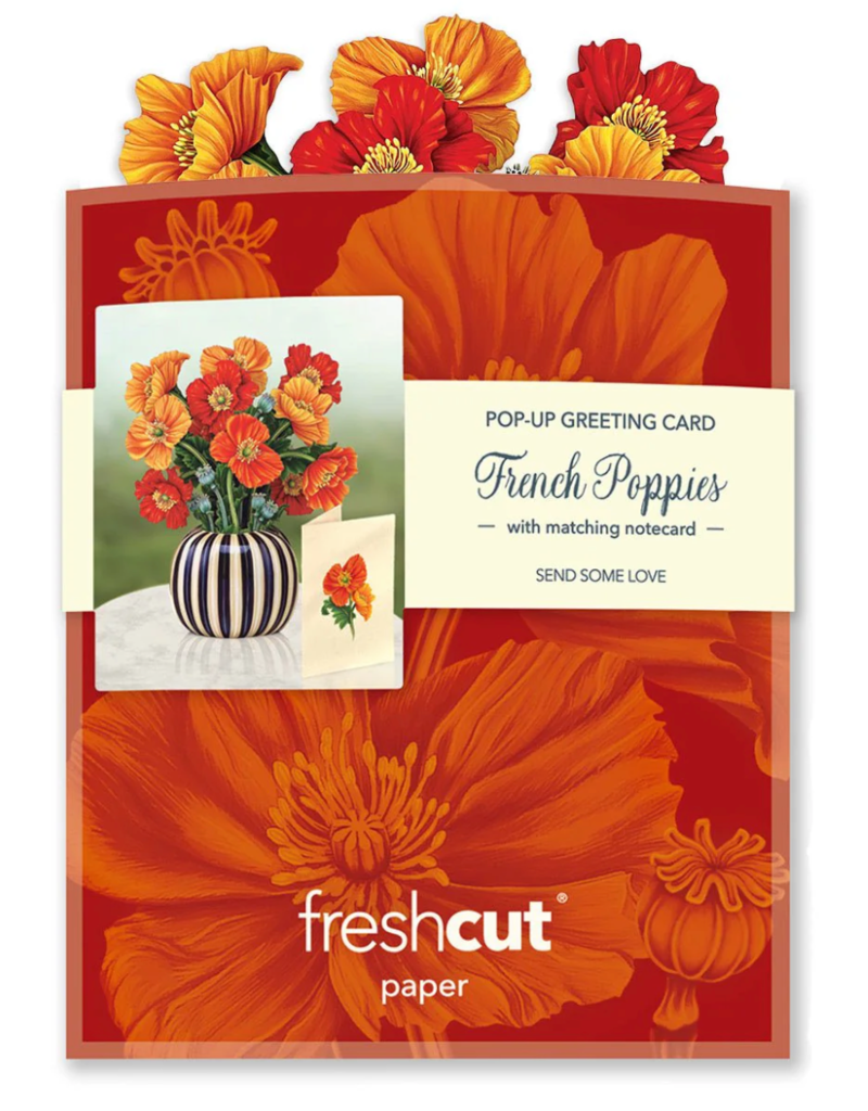 FRESH CUT PAPER FRENCH POPPIES