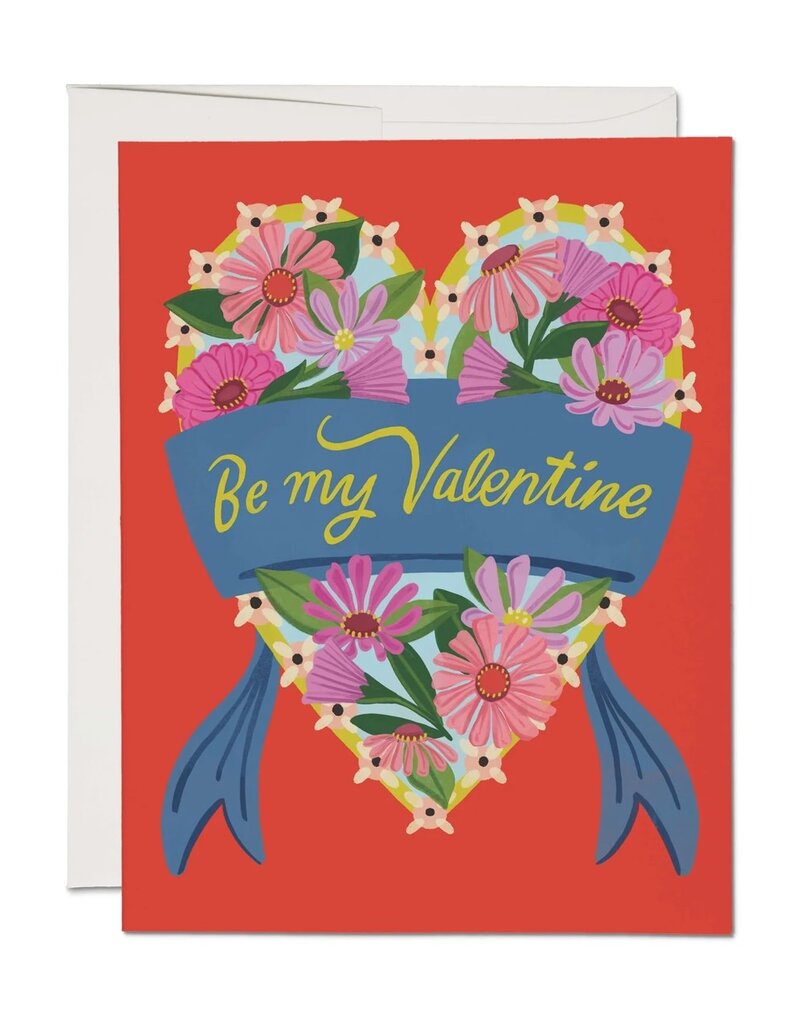 DAISY HEART VALENTINE CARD