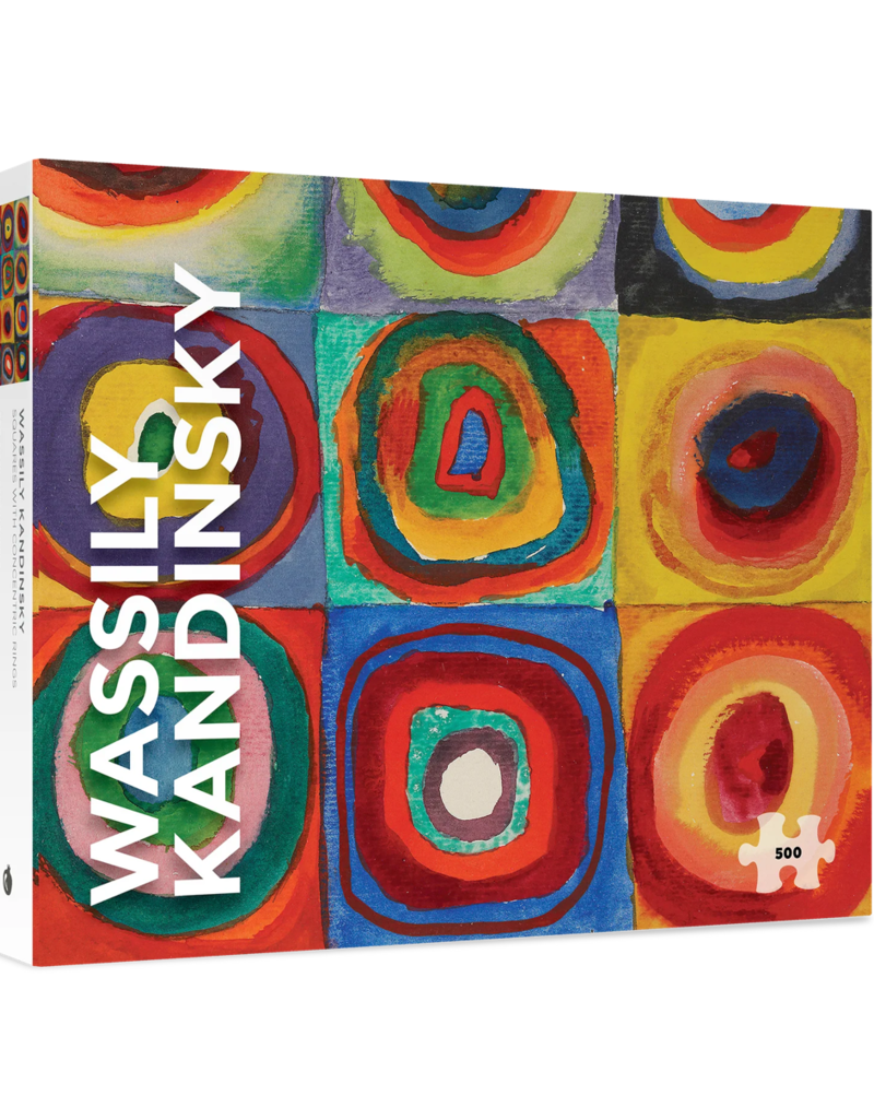 KANDINSKY: SQUARES W CONCENTRIC CIRCLES 500 PC