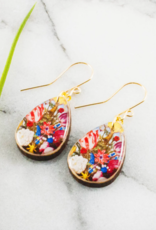 FLORAL BOUQUET PETITE DROP EARRINGS