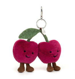 JELLYCAT AMUSEABLES CHERRIES BAG CHARM