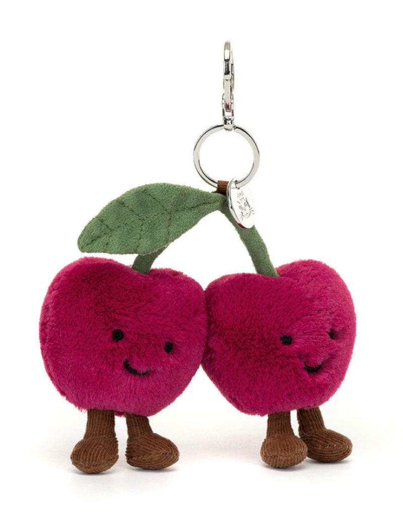 JELLYCAT AMUSEABLES CHERRIES BAG CHARM