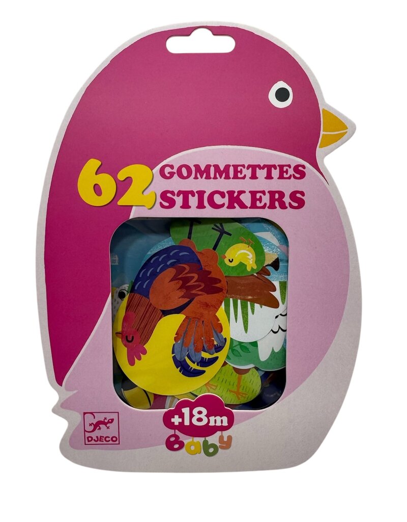 BIRDS BABY STICKERS