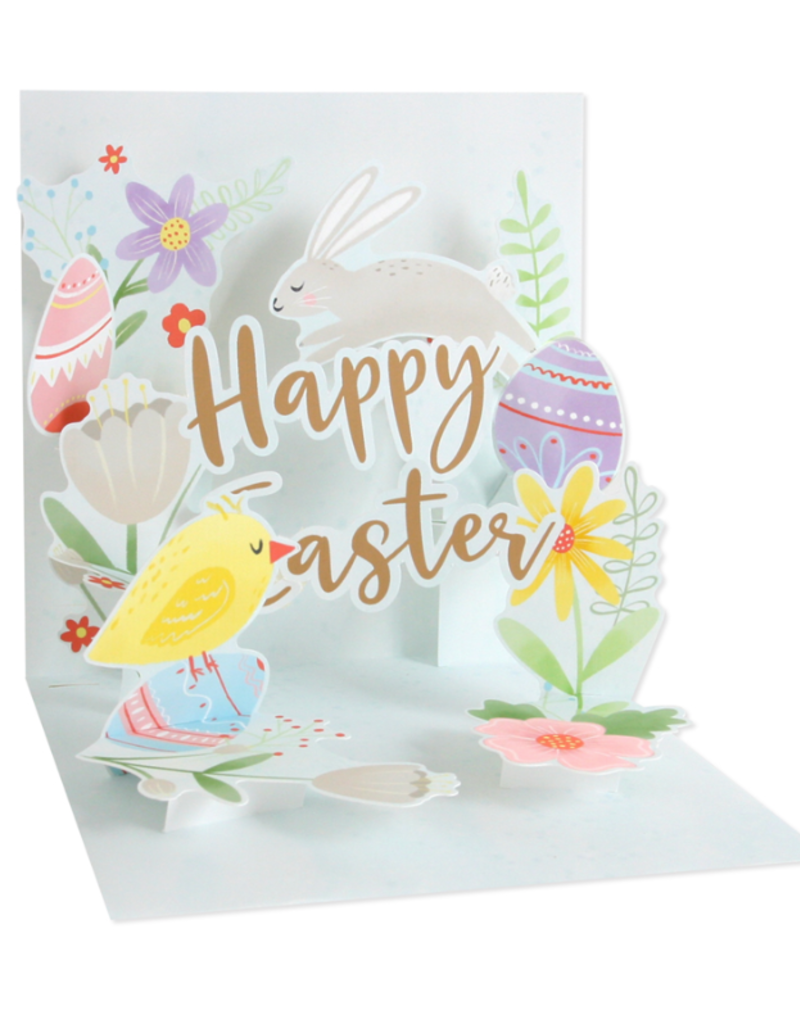EASTER GREEETINGS POP UP CARD