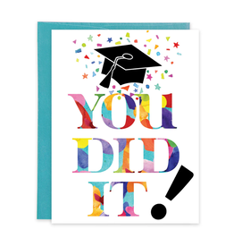 YOU DID IT CARD GRADUATION