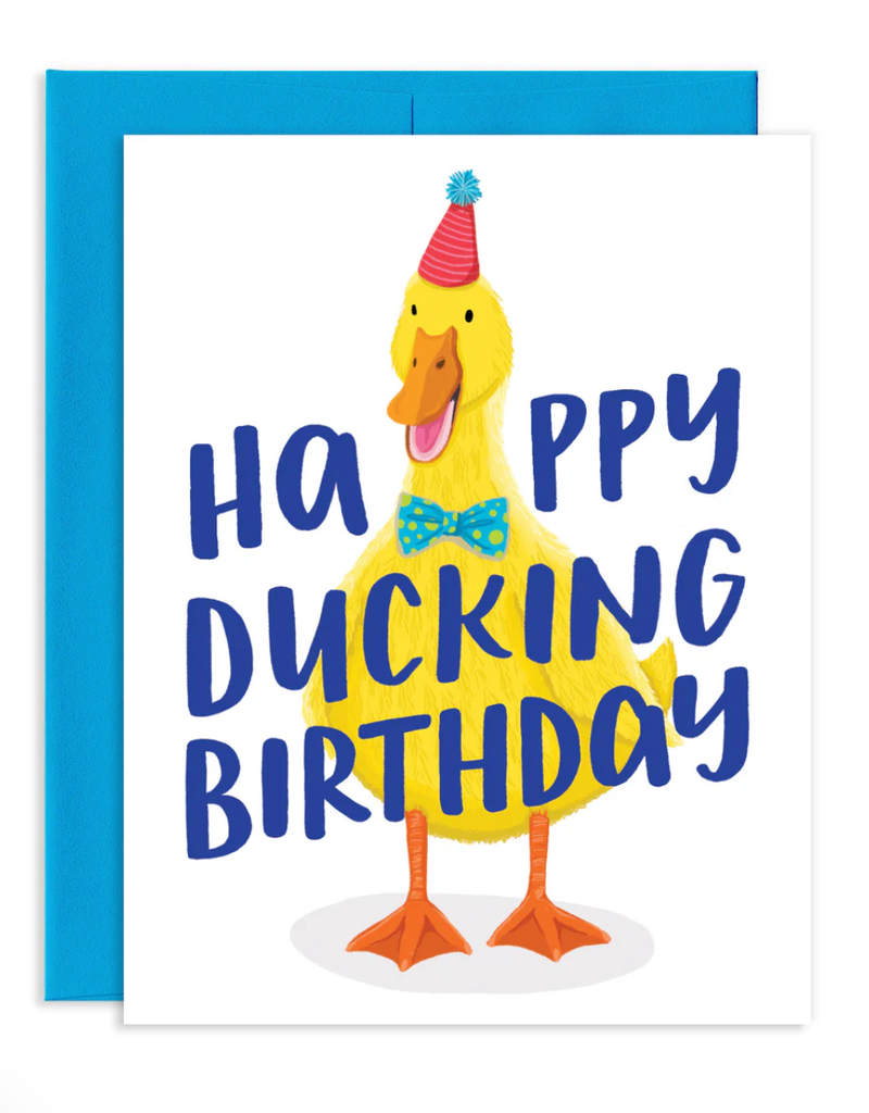 GREY STREET PAPER DUCKING BDAY CC