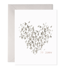 E. FRANCES PAPER STARLINGS CONDOLENCE CARD