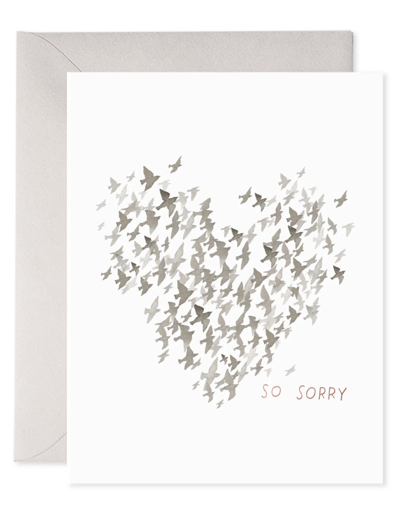 E. FRANCES PAPER STARLINGS CONDOLENCE CARD