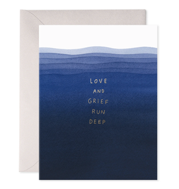 E. FRANCES PAPER GRIEF RUNS DEEP SYMPATHY CC