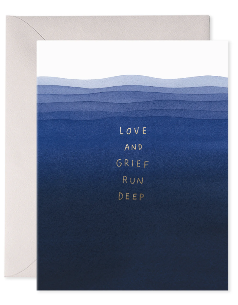 E. FRANCES PAPER GRIEF RUNS DEEP SYMPATHY CC