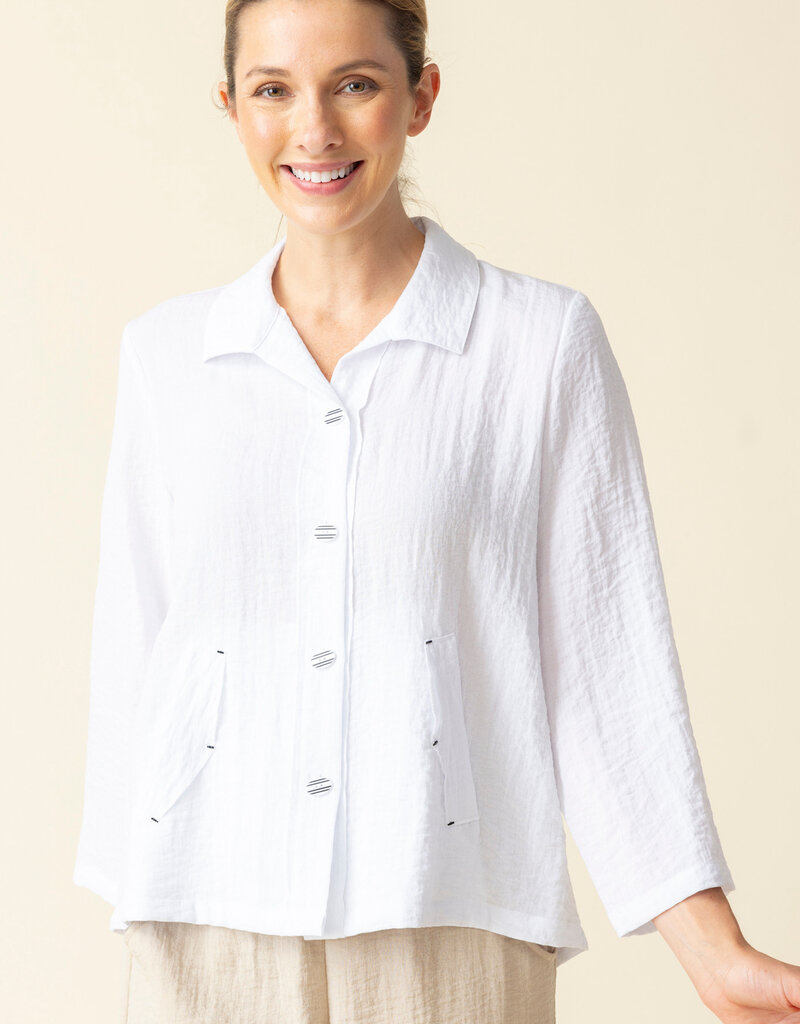 PLEAT BACK JACKET
