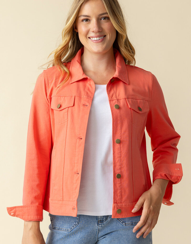 DENIM KNIT JACKET