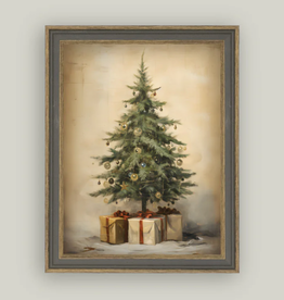 CHRISTMAS TREE WITH PRESENTS 7X9