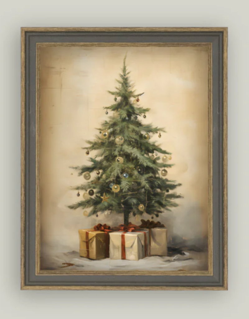 CHRISTMAS TREE WITH PRESENTS 7X9