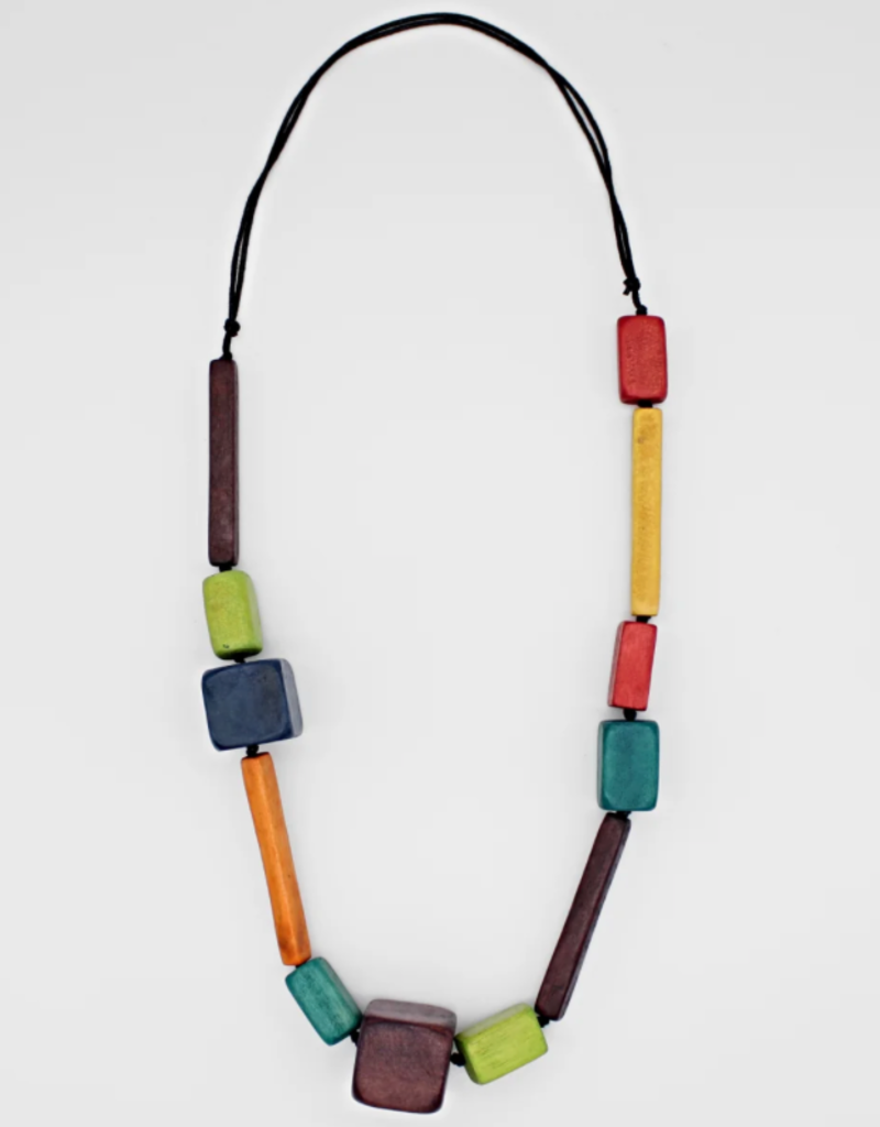 MULTI BRIELLA BLOCK NECKLACE