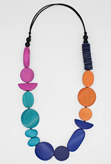 MULTICOLOR VIBRANT LYRIC NECKLACE