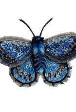 TROVELORE ADONIS BLUE BUTTERFLY BROOCH