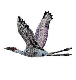 TROVELORE SANDHILL CRANE BROOCH