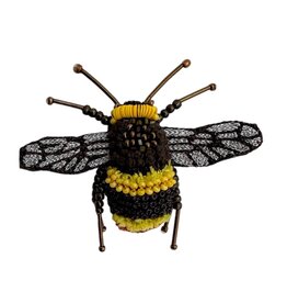 TROVELORE HONEY  BEE BROOCH