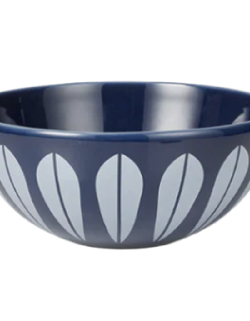 SM LOTUS BOWL DARK BLUE/WHITE