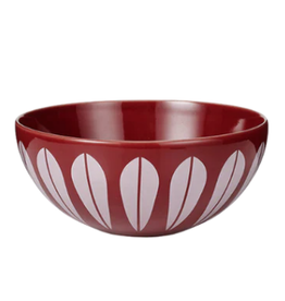 SM LOTUS BOWL RED/WHITE