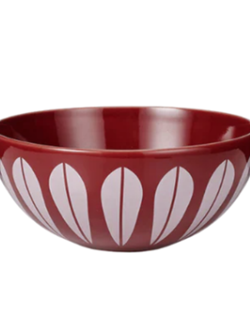SM LOTUS BOWL RED/WHITE