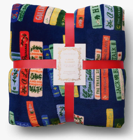 BOOKSHELF FLEECE BLANKET
