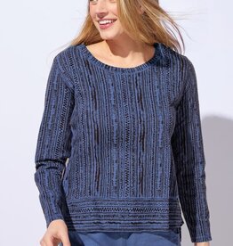 ESCAPE BY HABITAT WOODBLOCK STRIP EASY TEE
