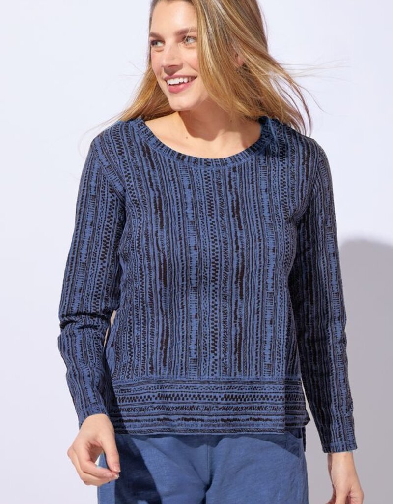 ESCAPE BY HABITAT WOODBLOCK STRIP EASY TEE