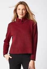 NIGHT AND DAY KNIT BUTTON COLLAR PULLOVER