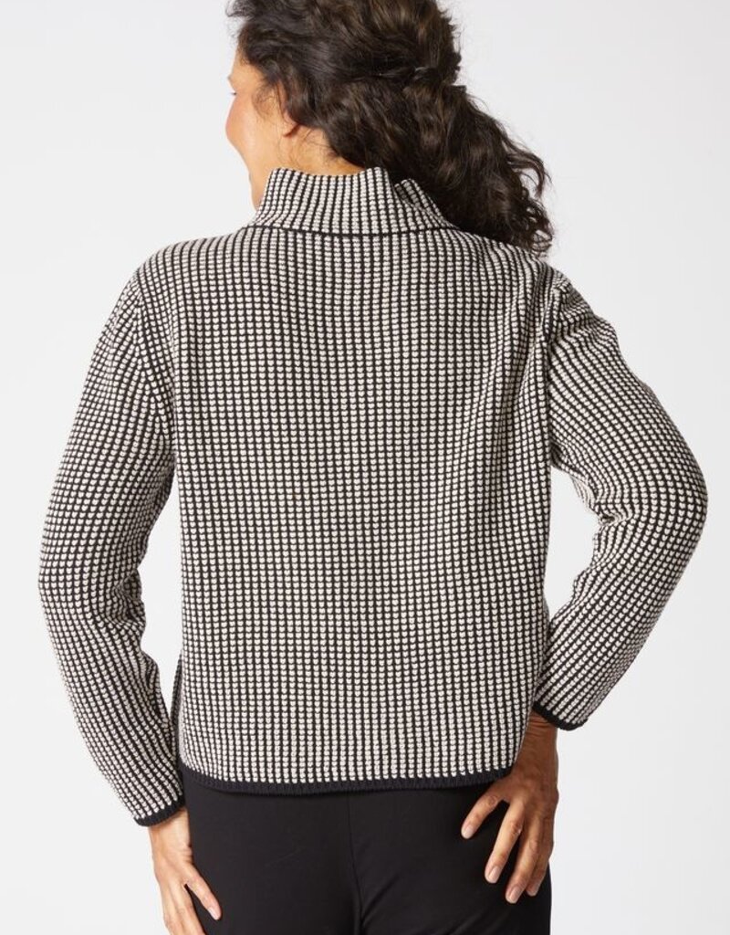 NIGHT AND DAY KNIT BUTTON COLLAR PULLOVER