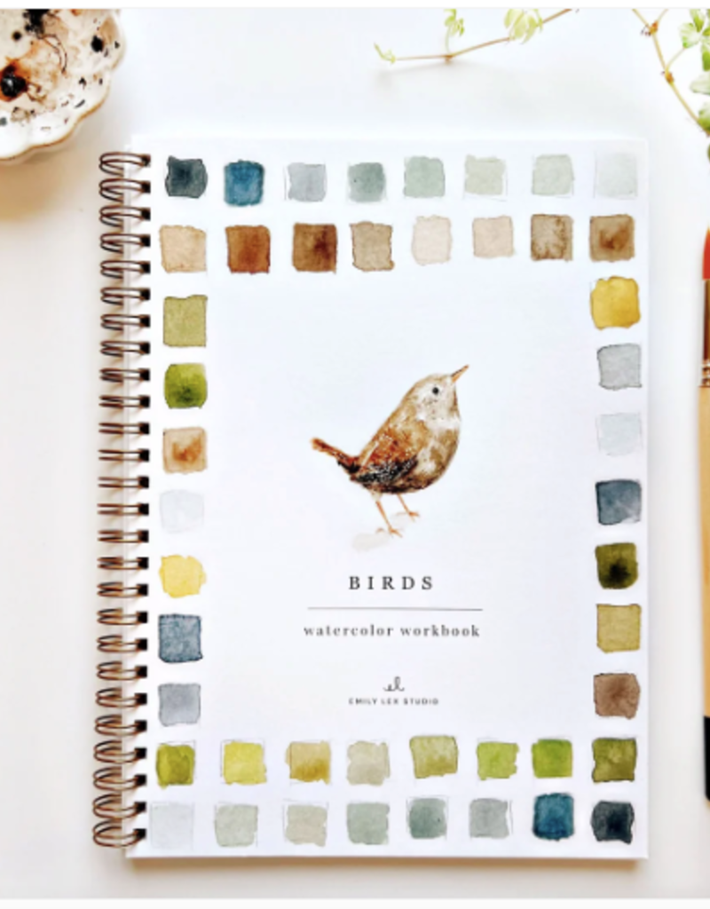 BIRDS WATERCOLOR WORKBOOK