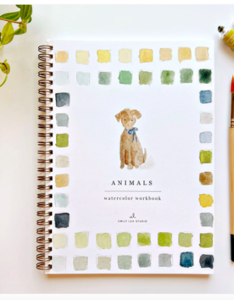 ANIMALS WATERCOLOR WORKBOOK