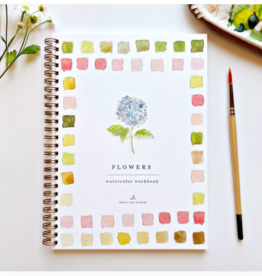 FLOWERS WATERCOLOR WORKBOOK