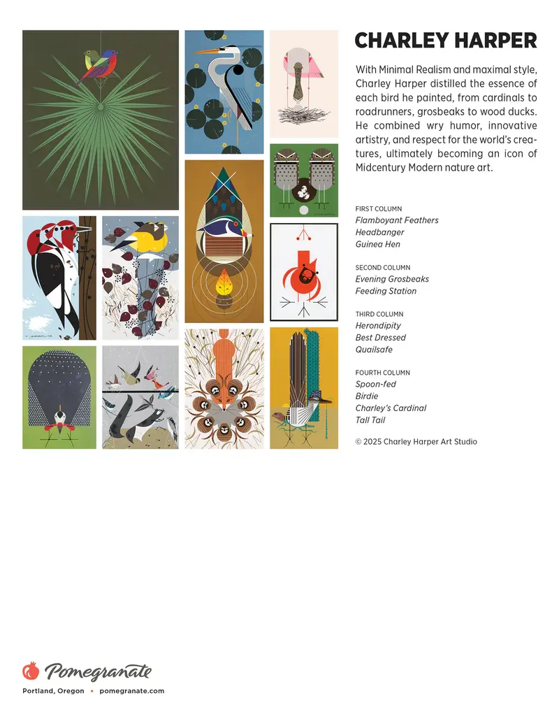 CHARLEY HARPER 2026 MINI WALL CALENDAR