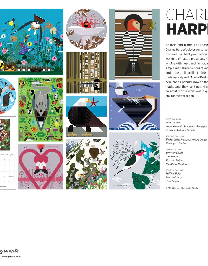 CHARLEY HARPER 2026 WALL CALENDAR