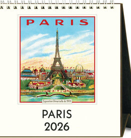 PARIS DESK CALENDAR 2026