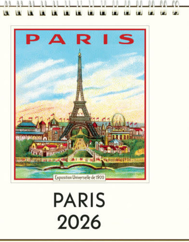 PARIS DESK CALENDAR 2026