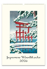 JAPANESE WOODBLOCK WALL CALENDAR 2026