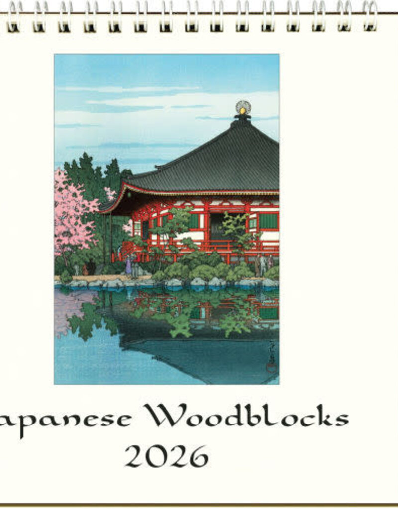 JAPANESE WOODBLOCK DESK CALENDAR 2026